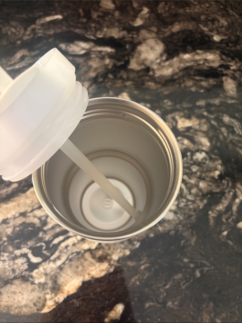 Stanley White Travel Tumbler with Clear Straw - Picture 7 of 7